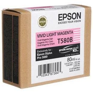 Epson - Tanica - Magenta chiaro - T580B - C13T580B00 - 80ml