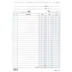 Edipro - Modulo debito/credito/bilancio - 100 fogli - 170 x 240 mm - orizzontale