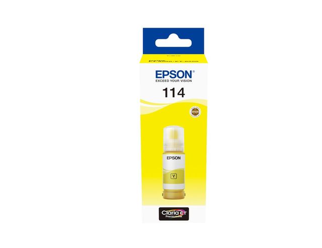 Epson 114 - 70 ml - giallo - originale - ricarica inchiostro - per EcoTank ET-8…