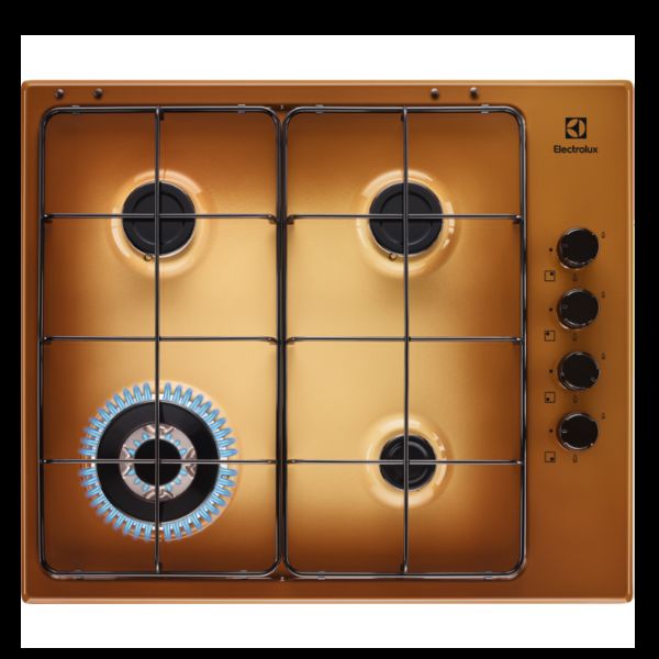 Electrolux EGS6414T - Piano cottura a gas - 4 piastre - Nicchia - larghezza: 55…