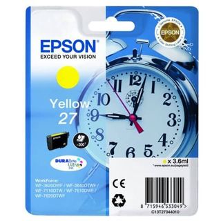 Epson 27 - 3.6 ml - giallo - originale - cartuccia d'inchiostro - per WorkForce…