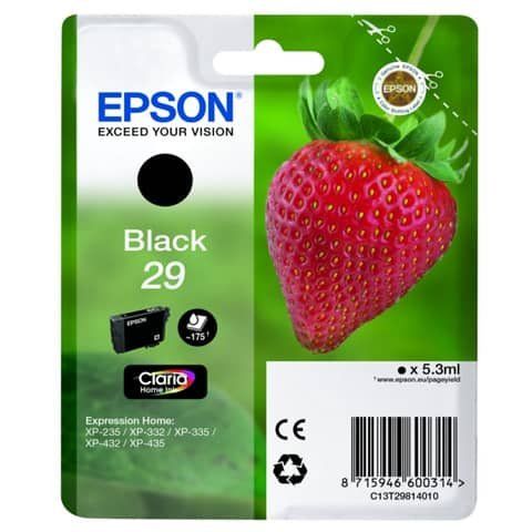Epson 29 - 5.3 ml - nero - originale - blister - cartuccia d'inchiostro - per E…