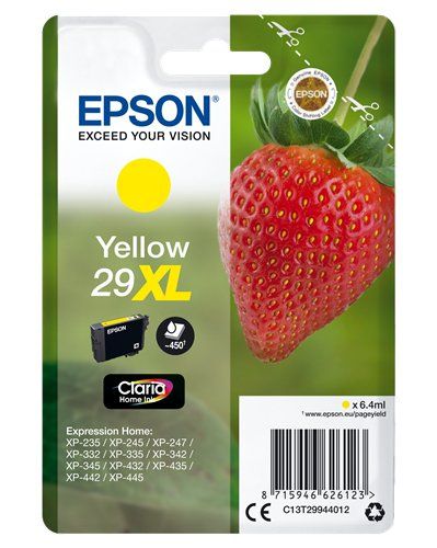 Epson 29XL - 6.4 ml - XL - giallo - originale - blister - cartuccia d'inchiostr…