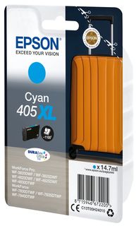 Epson 405XL - 14.7 ml - ciano - originale - cartuccia d'inchiostro - per WorkFo…