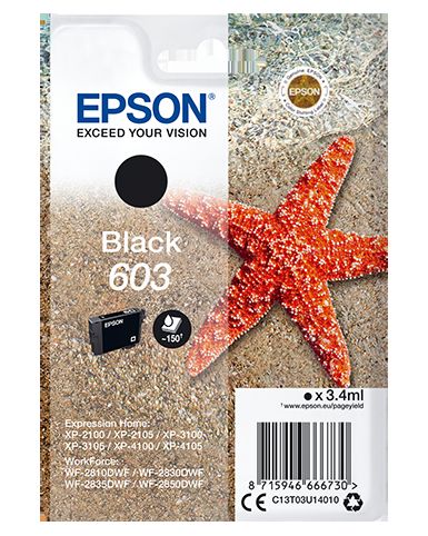 Epson 603 - 3.4 ml - nero - originale - blister - cartuccia d'inchiostro - per …