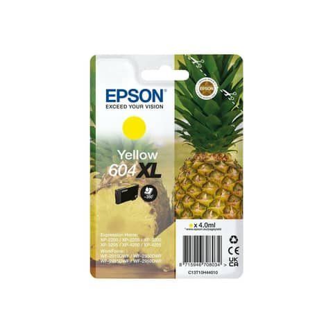 Epson 604XL Singlepack - 4 ml - XL - giallo - originale - blister - cartuccia d…