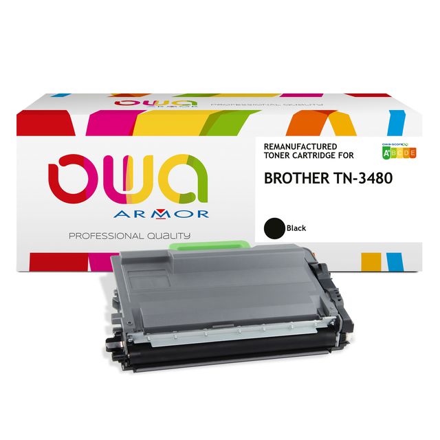 Armor - Toner Compatibile per Brother - Nero - TN3480 - 8.000 pag