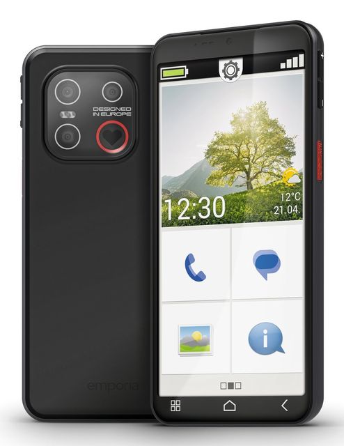 Emporia emporiaSMART.7mini, 13,8 cm (5.45?), 6 GB, 128 GB, 13 MP, Android 15, N…