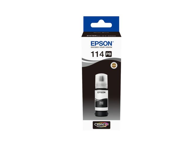 Epson - Eco Tank - 114 - Nero foto - C13T07B140 - 70 ml