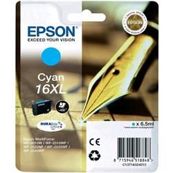Epson 16XL - GrÃ¶Ãe XL - Cyan - Original - Tintenpatrone - fÃ¼r WorkForce WF-2…