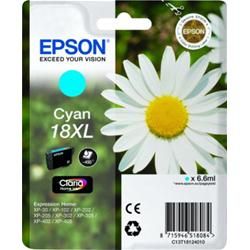 Epson 18XL Tintenpatrone cyan hohe KapazitÃ¤t 6,6ml 450 pages (C13T18124010)