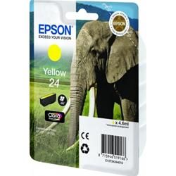 Epson 24 - 4,6 ml - Gelb - original - Blisterverpackung - Tintenpatrone - fÃ¼r …