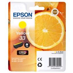 Epson 33 - 4,5 ml - Gelb - original - Blisterverpackung - Tintenpatrone - fÃ¼r …