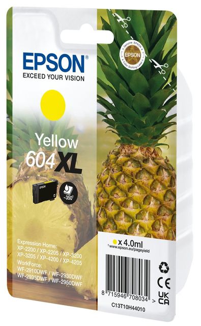 Epson 604XL Singlepack - 4 ml - XL - giallo - originale - blister con radiofreq…