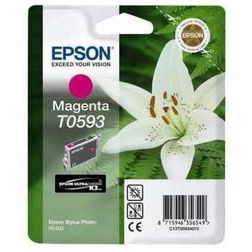 Epson T0593 - 13 ml - magenta - originale - blister - cartuccia d'inchiostro - …