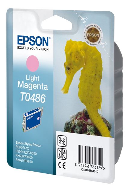 Epson T0486 - 13 ml - magenta chiaro - originale - blister con radiofrequenza /…