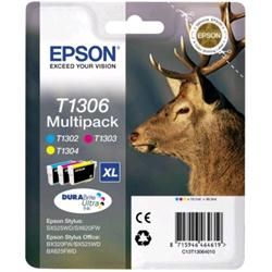 Epson T1306 Multipack - Druckerpatrone - 1 x Gelb, Cyan, Magenta (C13T13064010)