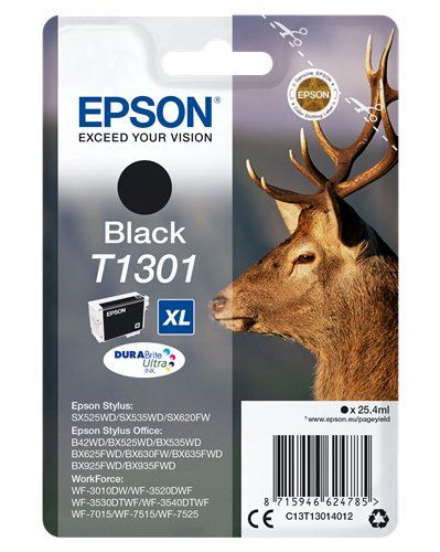 Epson T1301 - 25.4 ml - misura XL - nero - originale - blister - cartuccia d'in…