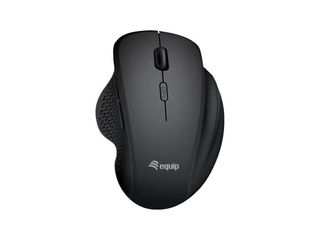 Equip 245121, Mano destra, Ottico, RF senza fili + Bluetooth, 1600 DPI, Nero