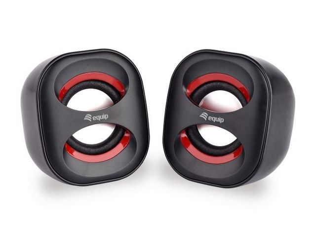 Equip 245331, 2.0 canali, Cablato, 3 W, 90 - 20 Hz, 40 Ω, Nero