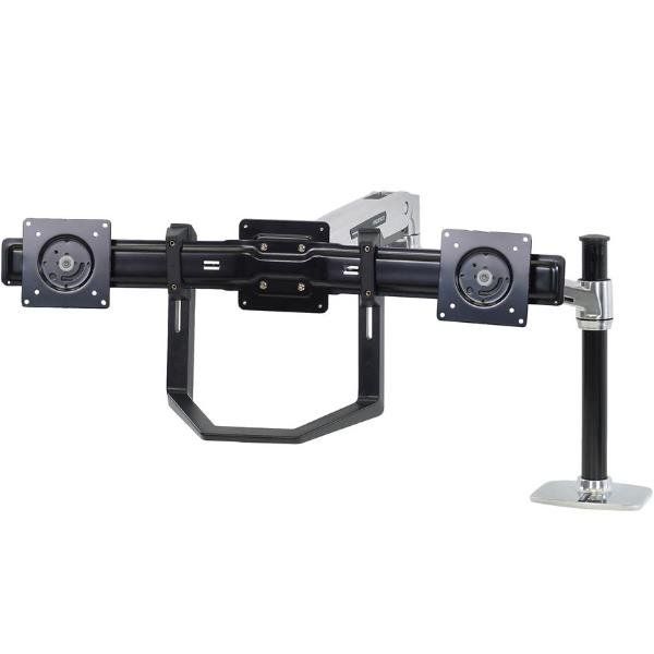 Ergotron - Kit montaggio (impugnatura, supporto per doppio monitor) - per 2 dis…