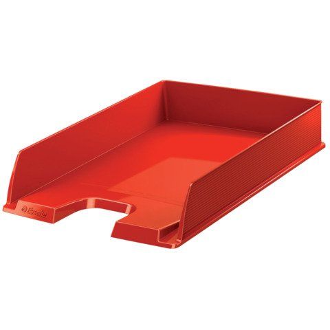 Esselte Europost - Vassoio per lettere - per A4 - capacità 370 fogli - rosso