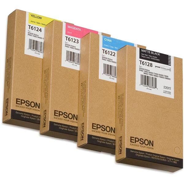 Epson T6128 - 220 ml - nero opaco - originale - cartuccia d'inchiostro - per St…