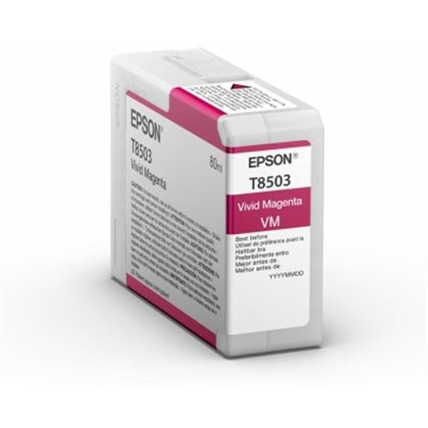 Epson T8503 - 80 ml - magenta Vivid - originale - cartuccia d'inchiostro - per …