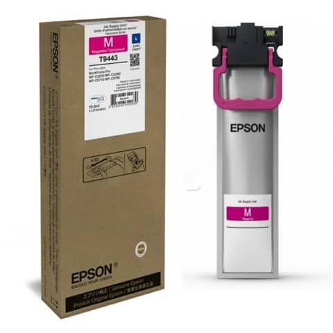Epson T9443 - 19.9 ml - taglia L - magenta - originale - cartuccia d'inchiostro…