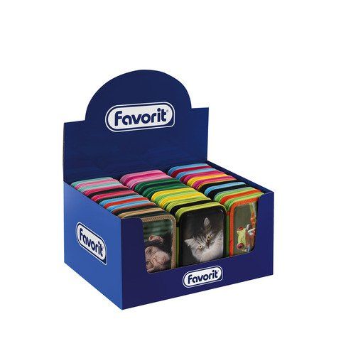 FAVORIT ANIMAL WORLD ASTUCCIO 3 SCOMPARTI IN POLIESTERE CON RIEMPIMENTO FANTASI…
