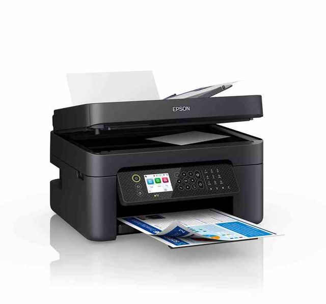 Epson WorkForce WF-2950DWF - Stampante multifunzione - colore - ink-jet - 216 x 297 mm (originale) - A4/Letter (supporti) - fino a 10 ppm (stampa) - 100 fogli - 33.6 Kbps - USB 2.0, Wi-Fi(n)