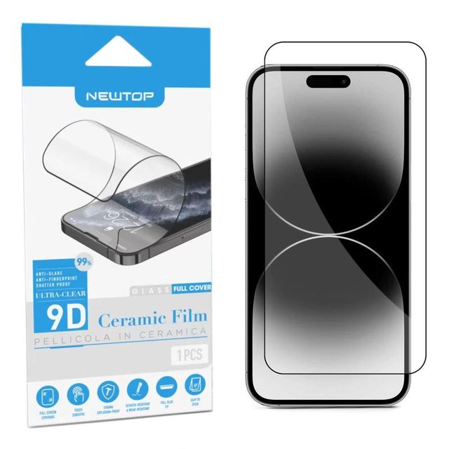FULL GLUE ANTI-BREAK CERAMICA CLEAR APPLE IPHONE 11 - XR