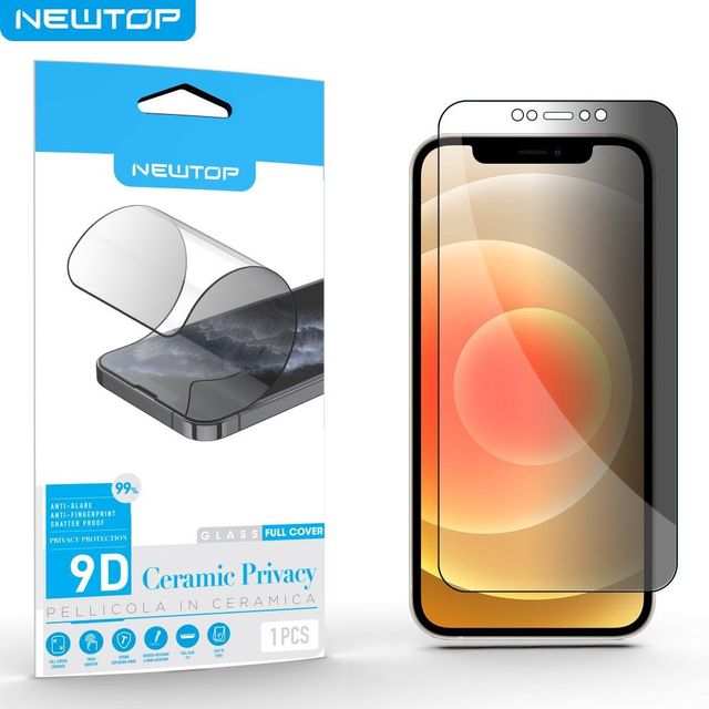 FULL GLUE ANTI-BREAK CERAMICA PRIVACY APPLE IPHONE 11 PRO MAX - XS MAX