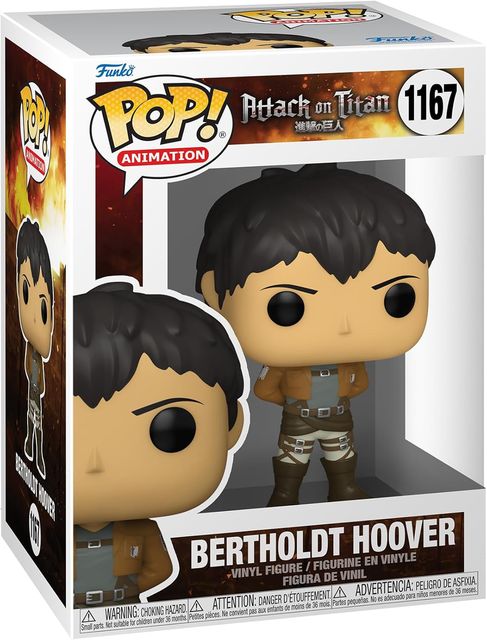 FUNKO POP ATTACK ON TITAN - VINYL FIGURE 1167 BERTHOLDT HOOVER 9CM