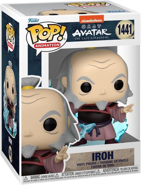 FUNKO POP AVATAR: THE LAST AIRBENDER - VINYL FIGURE 1441 IROH W/ LIGHTNING 9CM
