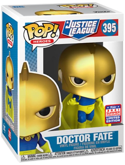 FUNKO POP DC JUSTICE LEAGUE - VINYL FIGURE 395 DOCTOR FATE 9CM*