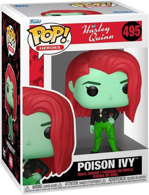 FUNKO POP HARLEY QUINN ANIMATED SERIES - VINYL FIGURE 495 POISON IVY 9CM