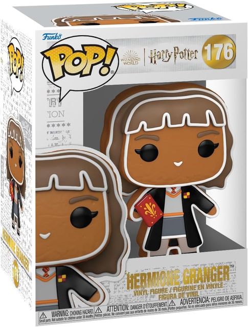 FUNKO POP HARRY POTTER : HOLYDAY - VINYL FIGURE 176 GINGERBREAD HERMIONE 9CM 31…