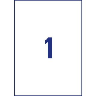 Etichetta in poliestere J4775 - adatta a stampanti inkjet - permanente - 210x29…