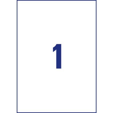 Etichetta in poliestere J4775 - adatta a stampanti inkjet - permanente - 210x29…