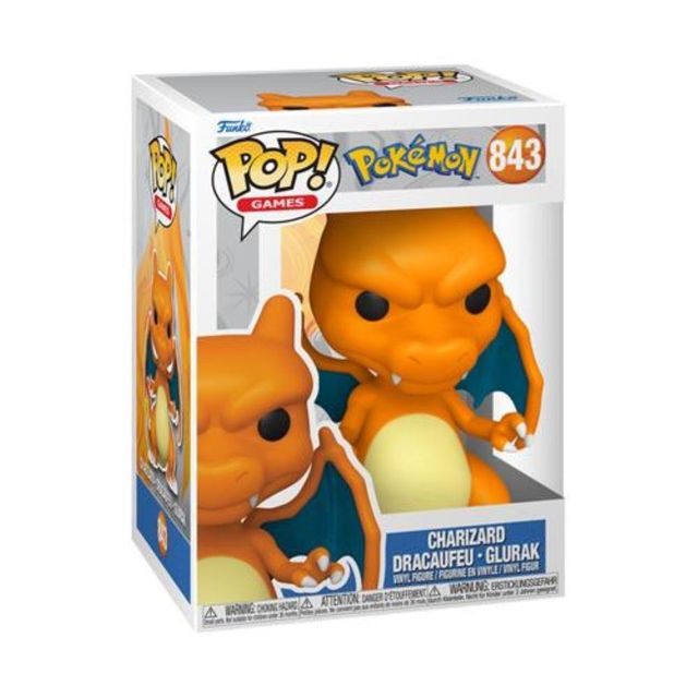 FUNKO POP POKEMON - VINYL FIGURE 843 CHARIZARD (EMEA) 9CM