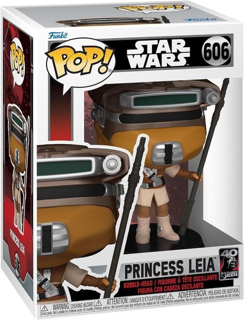 FUNKO POP STAR WARS: RETURN OF THE JEDI 40TH ANNIVERSARY - VINYL FIGURE 606 LEI…