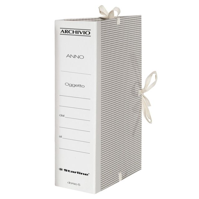 Faldone - lacci incollati - tela - 35 x 25 cm - dorso 5 cm - Starline