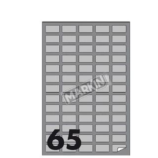 Etichette adesive A/400 - in carta - permanenti - 38,1 x 21,2 mm - 65 et/fg - 1…
