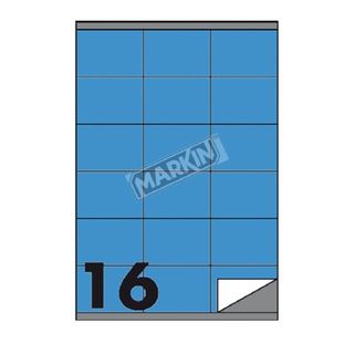 Etichette adesive C/501 - in carta - permanenti - 105 x 36 mm - 16 et/fg - 100 …