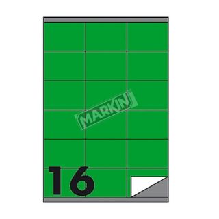 Etichette adesive C/501 - in carta - permanenti - 105 x 36 mm - 16 et/fg - 100 …