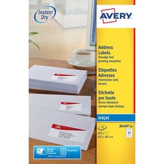 Etichette adesive J8160 - in carta - angoli arrotondati - inkjet - permanenti -…