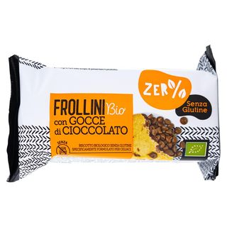 Frollini - con gocce di cioccolato - monoporzione da 70 gr - Zerglutine