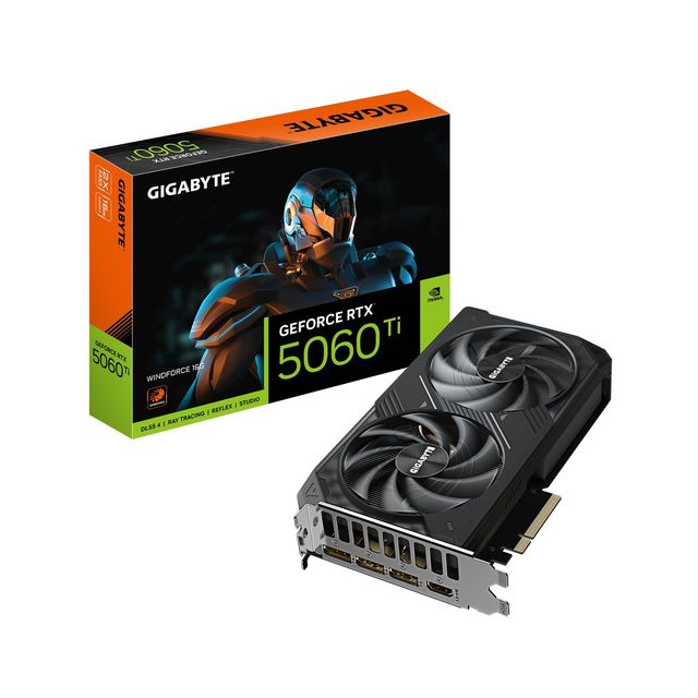 GIGABYTE GeForce RTX 5060 Ti WINDFORCE 16G Scheda Grafica