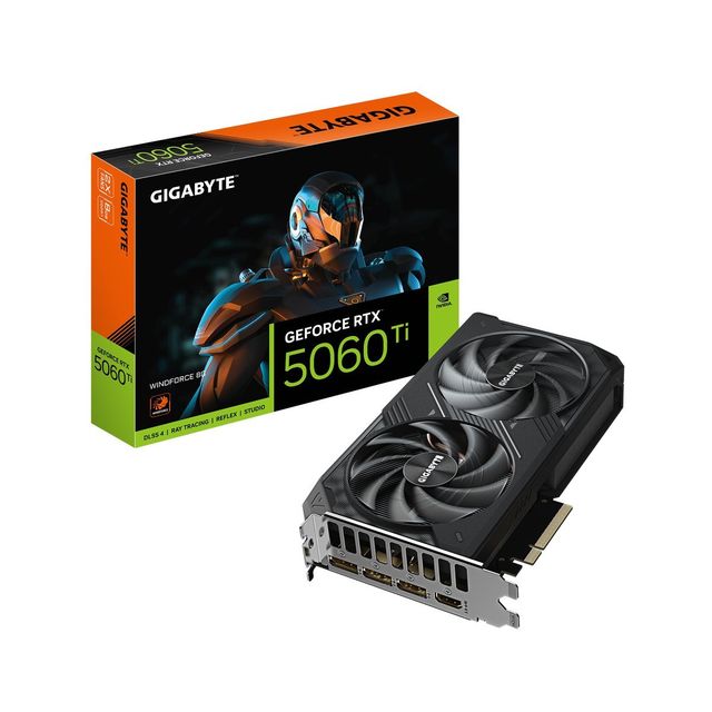 GIGABYTE GeForce RTX 5060 Ti WINDFORCE 8G Scheda Grafica